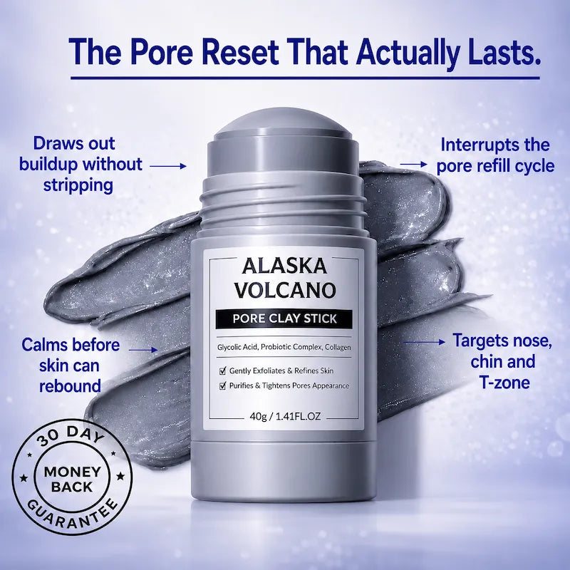 PoreClear™ Volcanic Clay Mask Stick