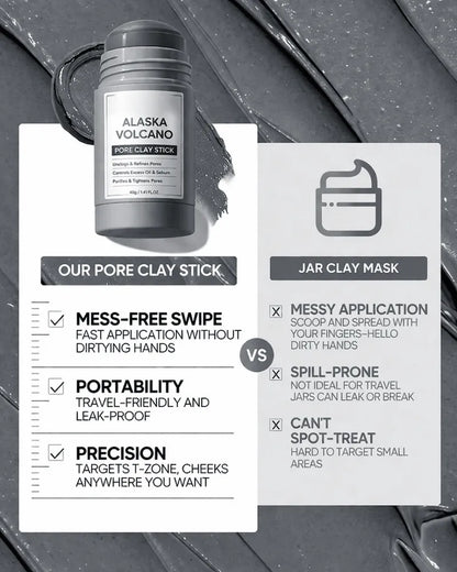 PoreClear™ Volcanic Clay Mask Stick